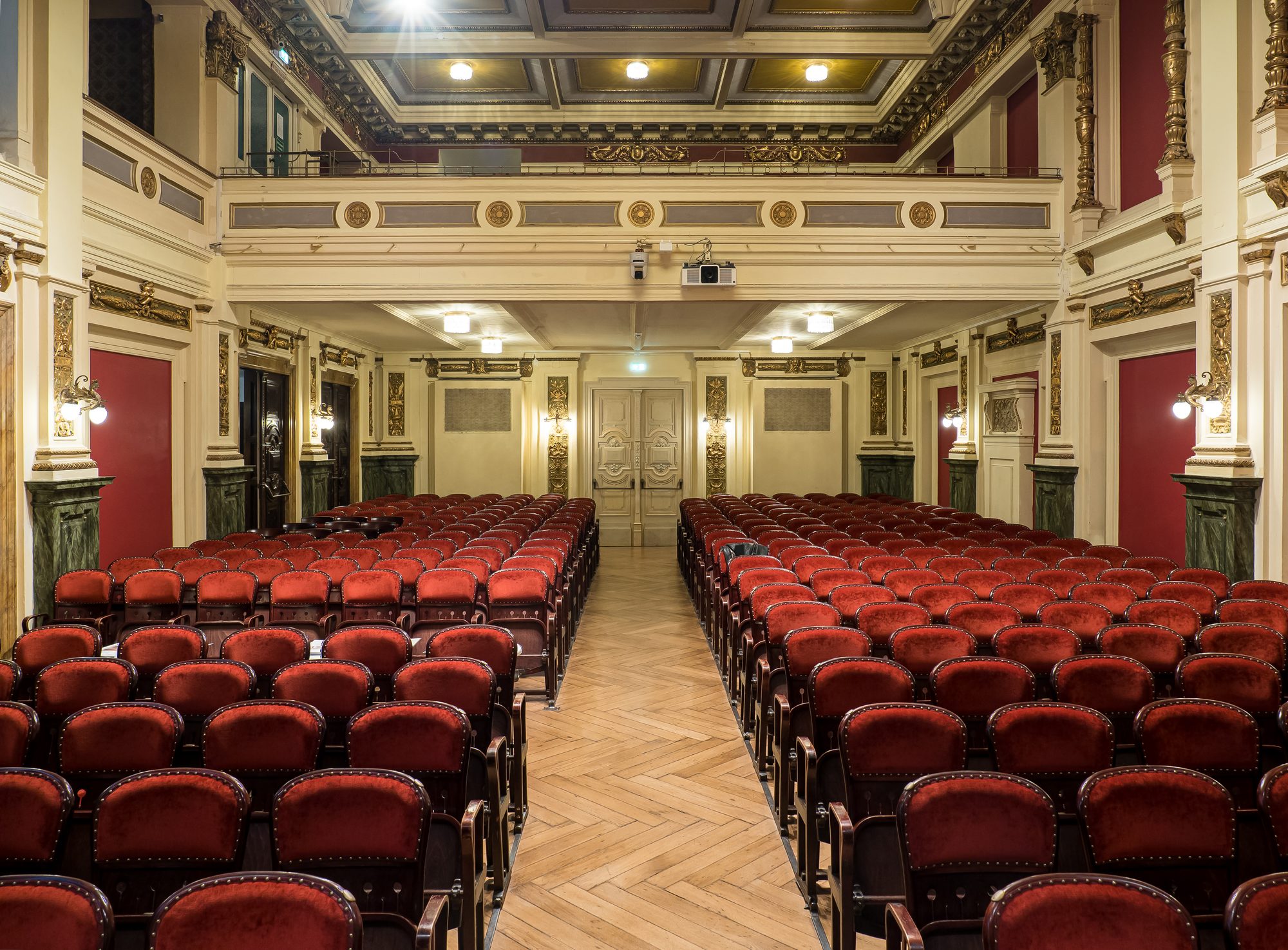 Ehrbar Saal, Zuschauerraum
